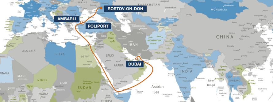 Poliport, Turkey - Rostov on Don, Russia