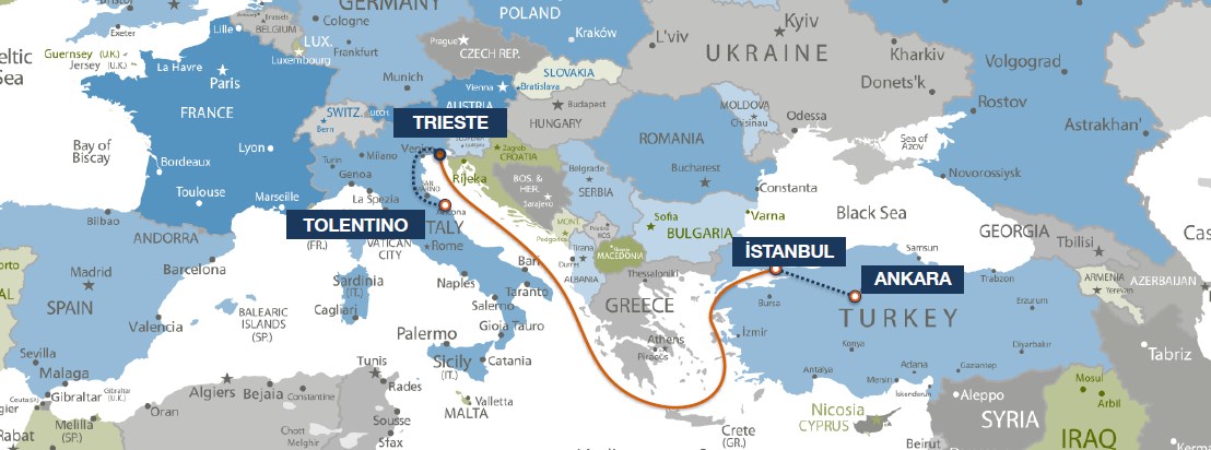 Toletino, Italy - Ankara, Turkey